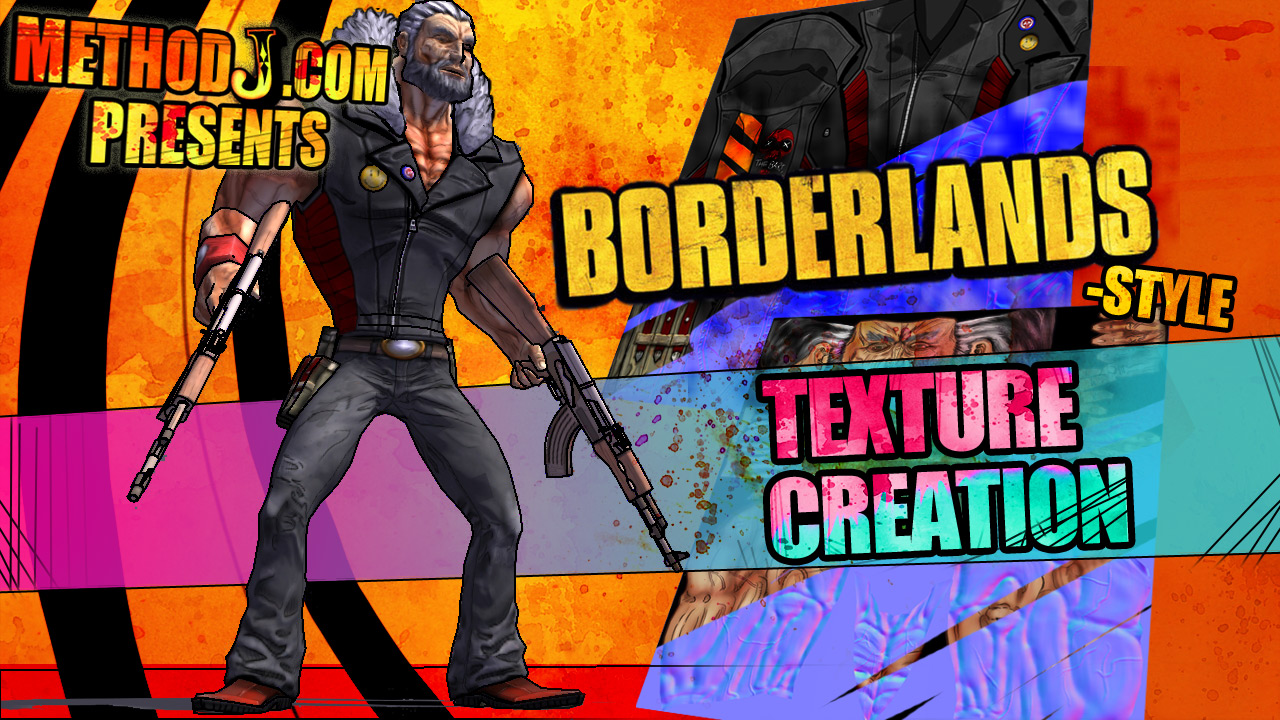Borderlands style texture creation creating characters for Pandora