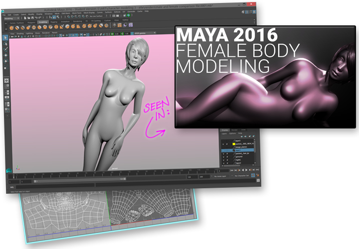 download complete female character mesh icon